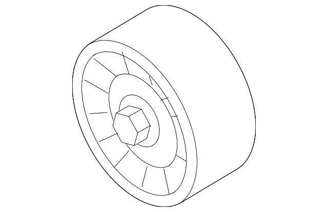 Nissan Genuine OEM Idler Pulley 11925-6HL0A for Z 3.0L