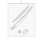 Nissan Value Advantage Rear Wiper Blade B8793-RD14J Quest Versa