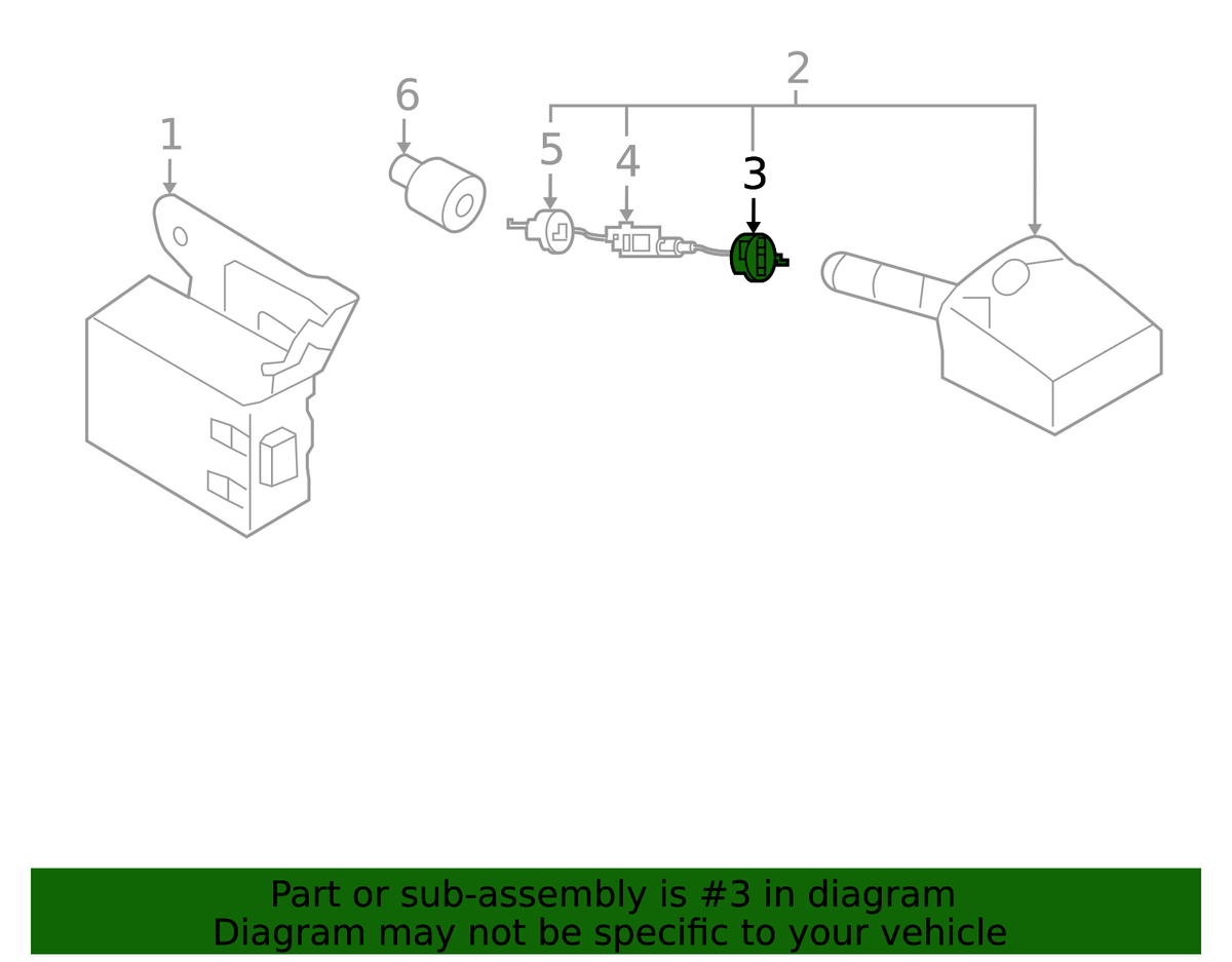 Tire Pressure Monitoring System (TPMS) Sensor Grommet - Nissan (40702-JK00A)