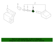Tire Pressure Monitoring System (TPMS) Sensor Grommet - Nissan (40702-JK00A)