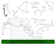Nissan Genuine OEM Exhaust Gas Temperature Sensor 22630-9BT0A