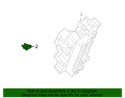 5. Nissan Genuine OEM [Amp] Amp Mini Fuse - 24319-C993A For Nissan Engine Compartment & Instrument Panel