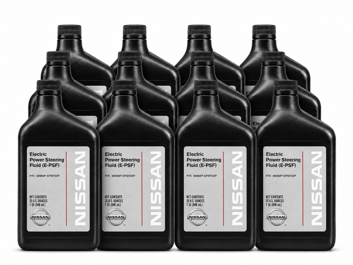 Genuine Nissan OEM Electric Power Steering Fluid E-PSF – 1 Quart Bottles – 12 Pack Super Bundle – 999MP-EPSF00P
