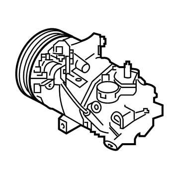 Genuine Nissan OEM A/C Compressor 92600-6LX0A – 2022–2025 Sentra 2.0L Air Conditioning Compressor with Clutch
