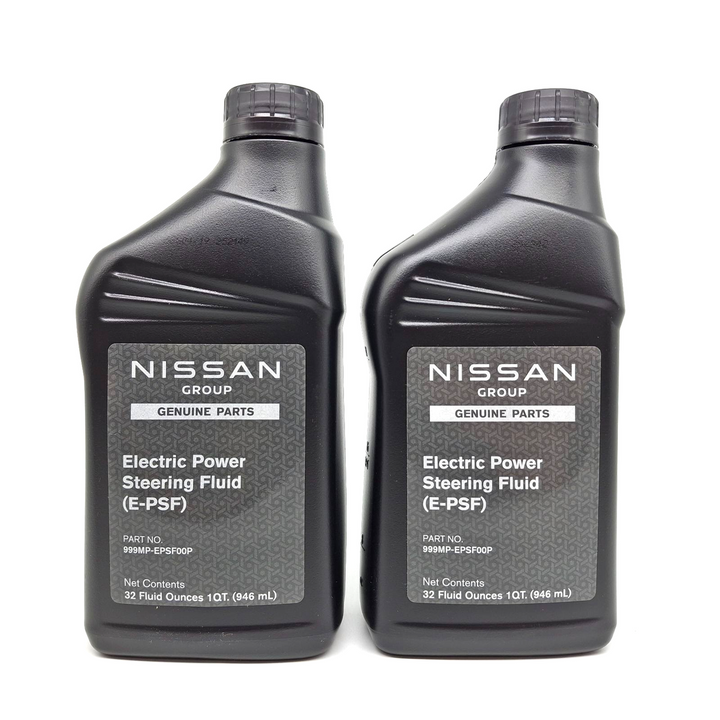 Genuine Nissan OEM Electric Power Steering Fluid E-PSF – 1 Quart Bottles – 2 Pack Bundle – 999MP-EPSF00P