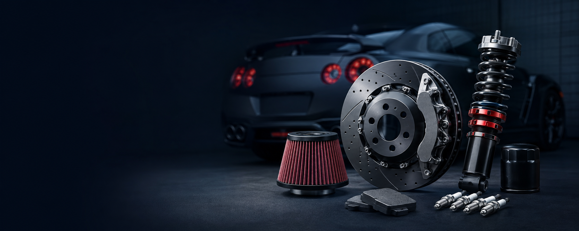Performance brake, suspension and maintenance parts